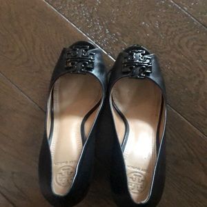 Open toe Tory Burch wedges